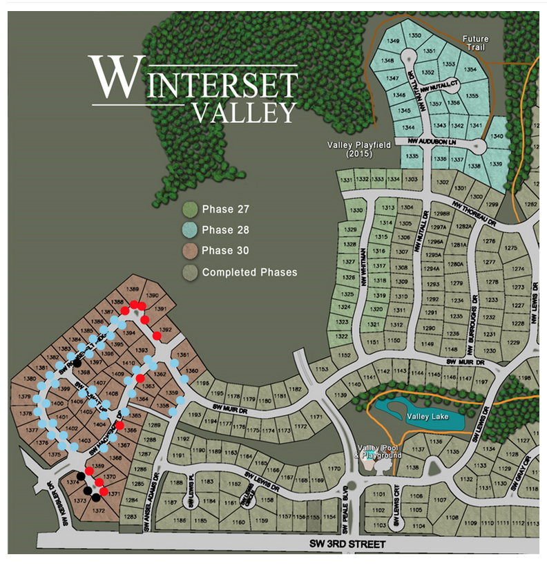 Winterset Plat Map